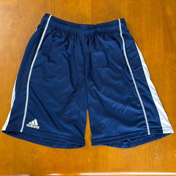 Athletic Shorts - Blue Stripe with White Sides main image 0